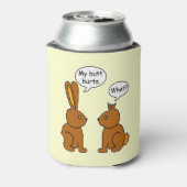 Funny mein Hintern Hurts Bunnies Dosenkühler (Kanne Rückseite)