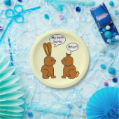 Funny mein Hintern Hurts Bunnies Pappteller (Party)