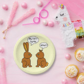 Funny mein Hintern Hurts Bunnies Pappteller (Party)