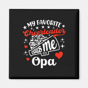 Funny mein Lieblings-Cheerleader nennt mich Opa Ch Magnet