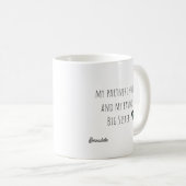 Funny mein Partner in Crime Big Sister Quotes Gesc Kaffeetasse (VorderseiteRechts)