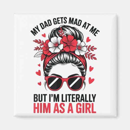 Funny mein Vater wird mir schlecht, aber ich bin i Magnet (Vorne)