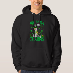 Funny meine Akita sind meine glücklichen Charms Ak Hoodie