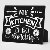 Funny meine Küche ist zum Tanzen da Fotoplatte (Seite)