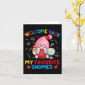 Funny meine Lieblingsgnomen Willkommen zurück in d Karte (Gelbe Blume)