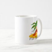 Funny Mele Kalikimaka Aloha Christmas Hawaiian San Kaffeetasse (VorderseiteRechts)