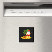 Funny Mele Kalikimaka Aloha Christmas Hawaiian San Magnet (In Situ (Geschirrspüler))