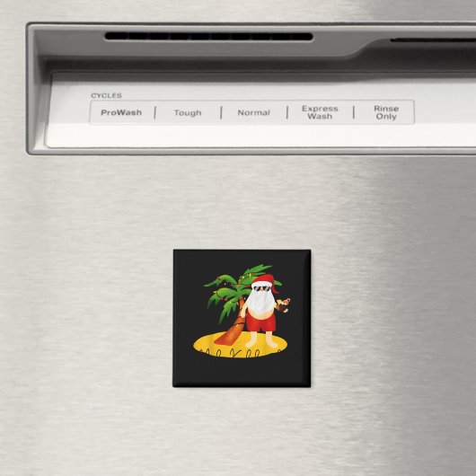 Funny Mele Kalikimaka Aloha Christmas Hawaiian San Magnet (In Situ (Geschirrspüler))