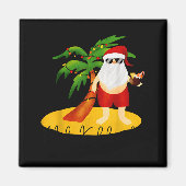 Funny Mele Kalikimaka Aloha Christmas Hawaiian San Magnet (Vorne)