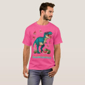 Funny Melonsaurus Watermelon Dinosaur T Rex Summer T-Shirt (Vorne ganz)