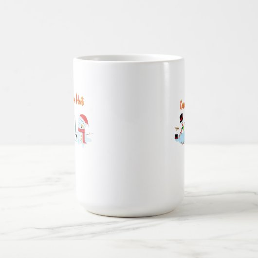 Funny Melting Snowmen Kaffeetasse (Mittel)