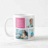 Funny Memaw Grandchildren Namen und FotoCollage Kaffeetasse (Links)