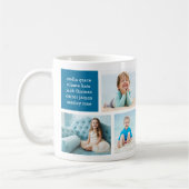 Funny Memaw Grandchildren Namen und FotoCollage Kaffeetasse (Links)