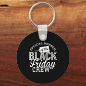 Funny Member Of The Friday Shopng Crew Christmas Schlüsselanhänger (Vorderseite)