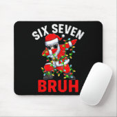 Funny Meme 67 6 7 Christmas Six Seven Bruh Men Wom Mousepad (Mit Mouse)