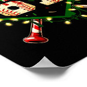 Funny Meme 67 Christmas Baseball Ice Cream Men Boy Poster (Ecke)