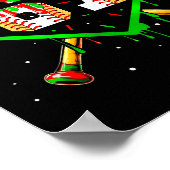 Funny Meme 67 Christmas Baseball Ice Cream Men Boy Poster (Ecke)