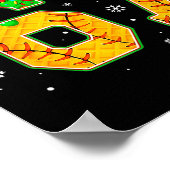 Funny Meme 67 Christmas Baseball Ice Cream Men Boy Poster (Ecke)