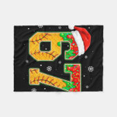 Funny Meme 67 Christmas Sell Ice Cream Men Boy Xma Fleecedecke (Vorderseite (Horizontal))