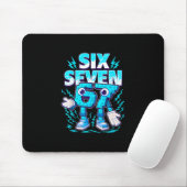 Funny Meme 67 Six Seven 6 7 Italian Brainrot Boys  Mousepad (Mit Mouse)
