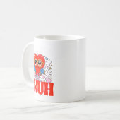 Funny Meme 67 Six Seven Bruh Valentine Heart Women Kaffeetasse (Vorderseite Links)
