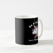 Funny Meme a Unicorn Not a Twatopotamus Kaffeetasse (VorderseiteRechts)