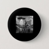Funny Meme Cat Selfie Six Seven Retro Cat 67 Anima Button (Vorderseite)