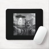 Funny Meme Cat Selfie Six Seven Retro Cat 67 Anima Mousepad (Mit Mouse)