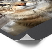 Funny Meme Cat What The Sigma Cute Cat Meme Quote  Poster (Ecke)