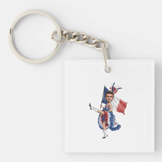 Funny Meme Design Keychain Cute Humor Accessory Schlüsselanhänger (Vorderseite)