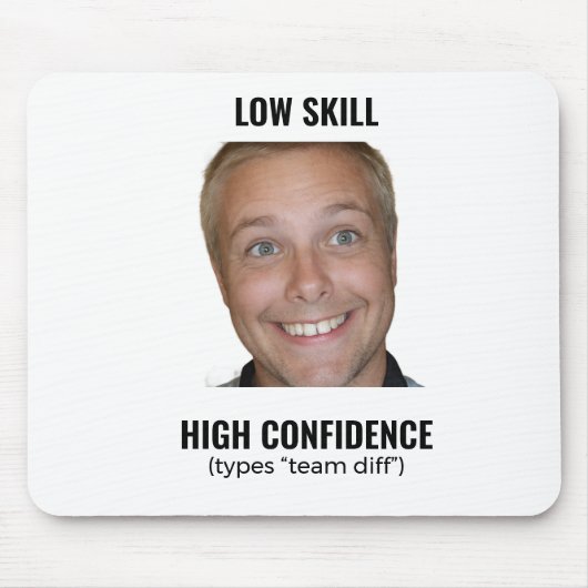 Funny Meme Gamer Mousepad Low Skill (Vorne)
