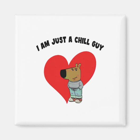 Funny Meme Ich bin nur ein Kill Typ Valentine Coup Magnet (Vorne)