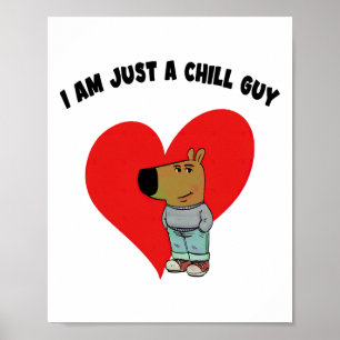 Funny Meme Ich bin nur ein Kill Typ Valentine Coup Poster