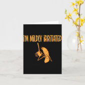 Funny Meme I'm Mildly Irritated Marcus The Worm Sa Karte (Gelbe Blume)