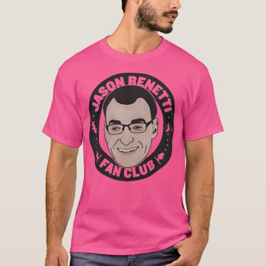 Funny Meme Jason Benetti Fan Club T-Shirt (Vorderseite)