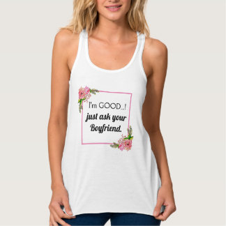Funny Meme Naughty Girl Bad Spaß Novelty Tank Top