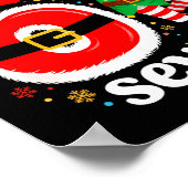 Funny Meme Six Seven 67 Elf 6 7 Santa Christmas Pa Poster (Ecke)