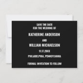 Funny Meme Style Foto Wedding Save the Date Einladung (Rückseite)