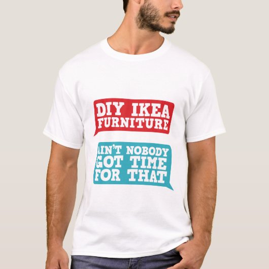 Funny Meme T - Shirt Got nicht die Zeit dafür (Vorderseite)