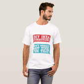 Funny Meme T - Shirt Got nicht die Zeit dafür (Vorne ganz)