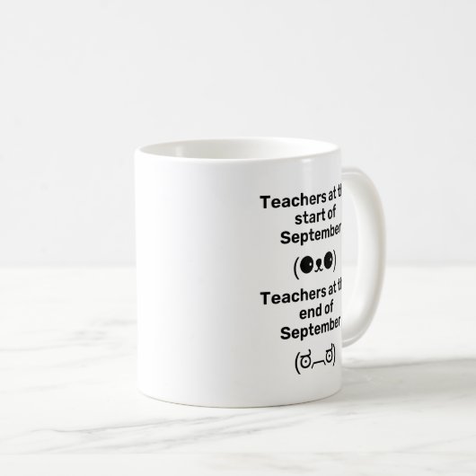 Funny Meme Teacher Kaffeetasse (VorderseiteRechts)