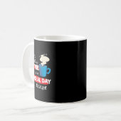 Funny Memorial Day Sprichwort, aber erste Kaffeeph Kaffeetasse (Vorderseite Links)