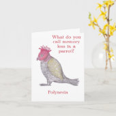 Funny Memory Loss Geburtstag oder Rentenkarte Karte (Gelbe Blume)