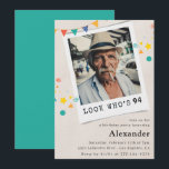 Funny Men 94. Geburtstagseinladungen Spaß Foto Einladung<br><div class="desc">Funny Men 94. Geburtstagseinladungen Spaß Foto</div>