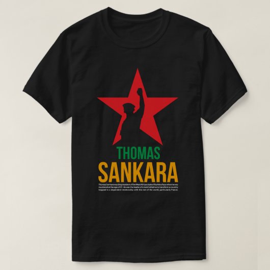 Funny Men Che Guevara Thomas Of Sankara Africa Gif T-Shirt (Design vorne)