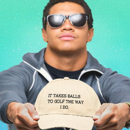 Funny Men, Custom Golf Hat Bestickte Baseballkappe