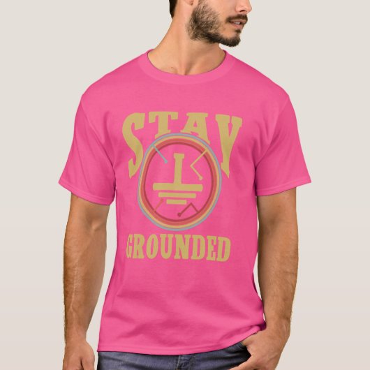 Funny Men Electrician Engineer Electrical Bleibe G T-Shirt (Vorderseite)