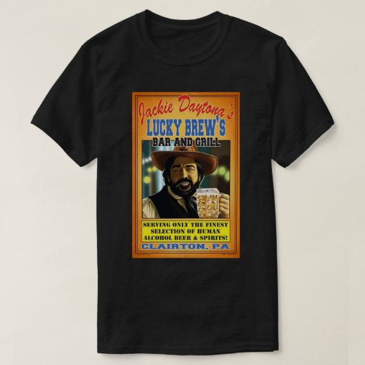 Funny Men Jackie Daytona - Regular Human Bartender T-Shirt (Design vorne)