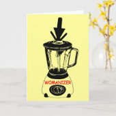 Funny men karte (Gelbe Blume)