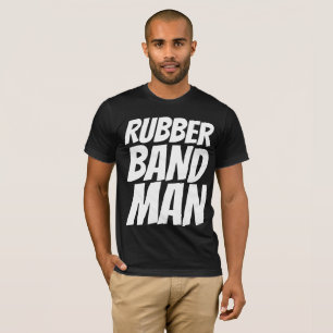 Funny Men Vintage T - Shirt, RUBBERBAND MAN T-Shirt
